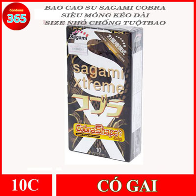 Bao cao su sagami cobra biệt đội hổ mang vàng