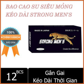 Bao cao su mỏng nhất thế giới Bao cao su Strong Men’s