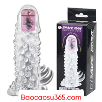 Bao Đôn dên gai vẩy rồng có rung ở đầu làm to dương vật