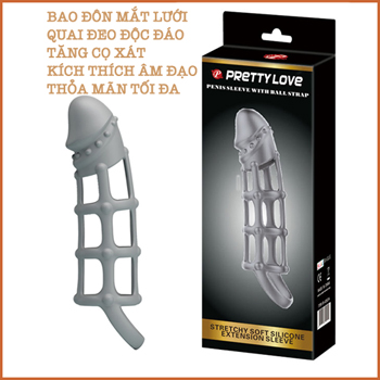 Bao cao su đôn mắt lưới kiểu rọ tăng thời gian yêu cho nàng lên đỉnh