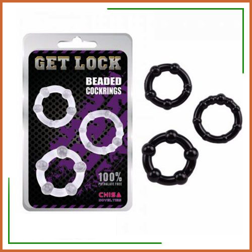 Vòng đeo dương vật có bi GK Power giữ cứng dương vật quá xung luôn