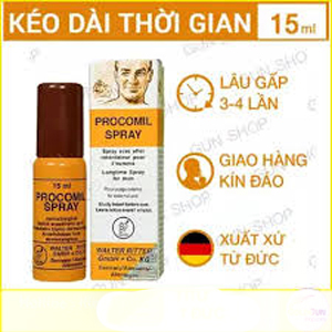 Xịt kéo dài quan hệ Procomil hàng đức tiêu chuẩn số 1 châu âu