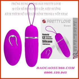 Trứng rung điều khiển xa 12 chế độ