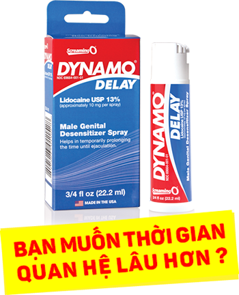 XỊT KÉO DÀI DYNAMO DELAY SPRAY thuốc kéo dài giúp quan hệ lâu ra usa
